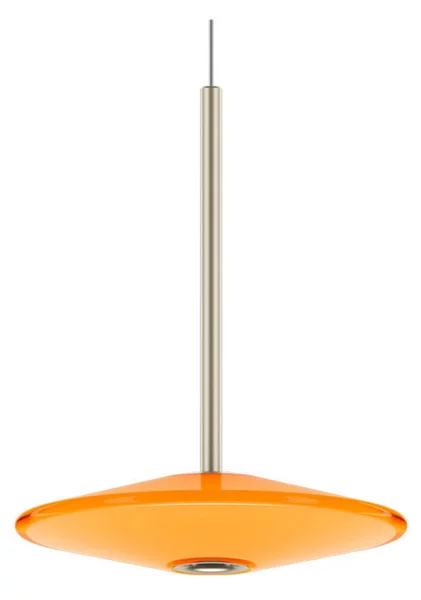 Lampada a sospensione LOOM DESIGN, dimmerabile, Arancione, Soggiorno, Vetro, Moderno