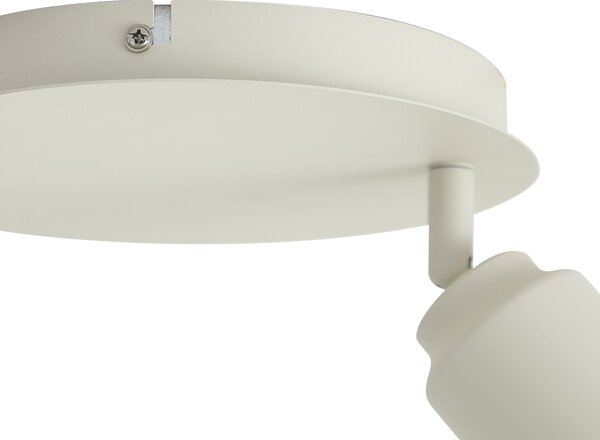 Faretto da bagno moderno beige 2 luci IP44 - Ducha