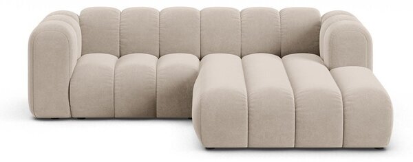 Divano angolare beige ad angolo destro Lupine - Micadoni Home