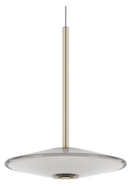 Lampada a sospensione LOOM DESIGN, dimmerabile, Bianco, Soggiorno, Vetro, Moderno