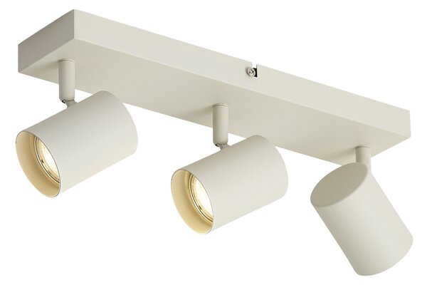 Faretto da soffitto moderno beige 3 luci regolabile - Jeana