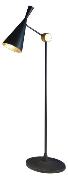 Lampada da terra Tom Dixon, Beat Floor, Nero, Soggiorno, Metallo, Design
