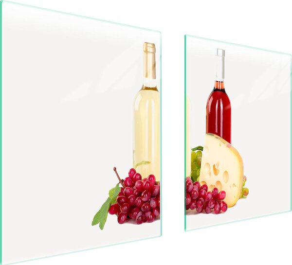 Piatto Di Protezione In Vetro Per Cuore 85X52 Vino