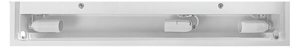 Applique da Parete 3xE14 Rettangolare 55cm in Gesso Pitturabile