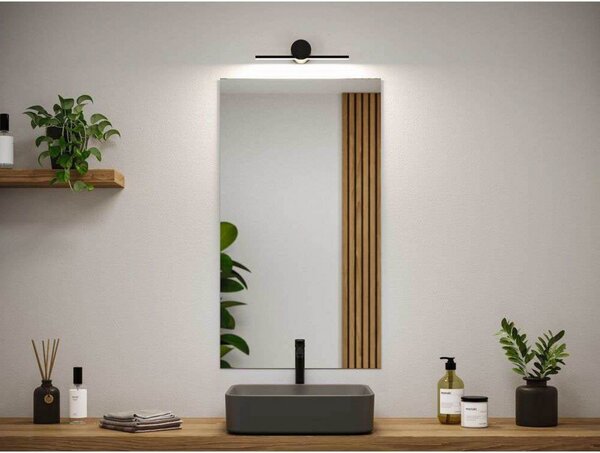 Applique Sava IP44 250lm 4,2W Nero opaco - Paulmann