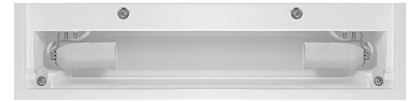 Applique da Parete 2xE14 Rettangolare 36cm in Gesso Pitturabile