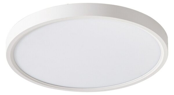 Plafoniera Lindby, Deika, dimmerabile, Bianco, Soggiorno, Plastica, Moderno