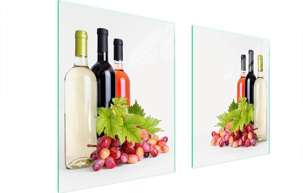 Piatto Di Protezione In Vetro Per Cuore 85X52 Vino