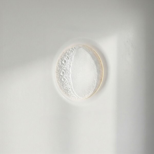 Lampada LED da incasso 175W Luna Crescente 60x60 cm in Gesso