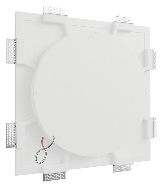Lampada LED da incasso 175W Luna Crescente 60x60 cm in Gesso