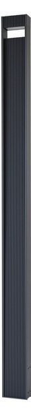 Lampade da esterno Lucande, Tavion, Nero, Terrazza, Alluminio, Moderno