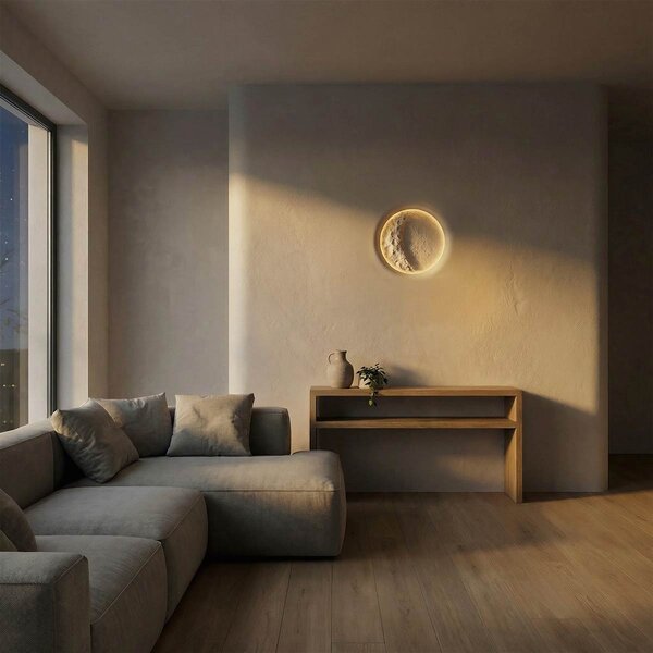 Lampada LED da incasso 85W Luna Crescente 30x30 cm in Gesso