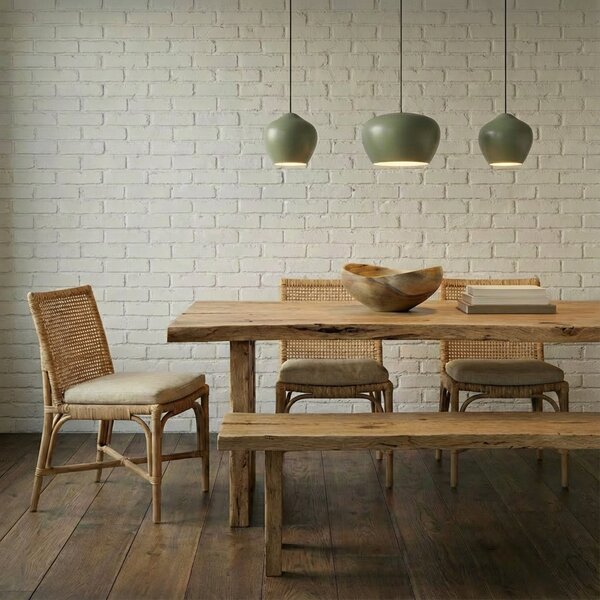 Lampada a sospensione Lucande, Malisa, dimmerabile, Verde, Soggiorno, Metallo, Scandinavo