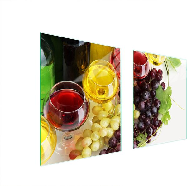 Piatto Di Protezione In Vetro Per Cuore 85X52 Vino