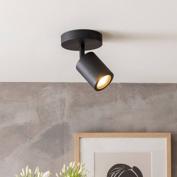 Good & Mojo Plafoniera soffitto Java, Nero, Camera da letto, bambù, Scandinavo, Plafoniera