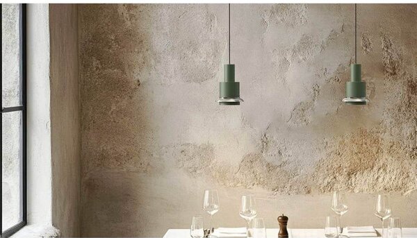 Chaumont Lampada a Sospensione Ø19xH28 Green/Nichel - DCW