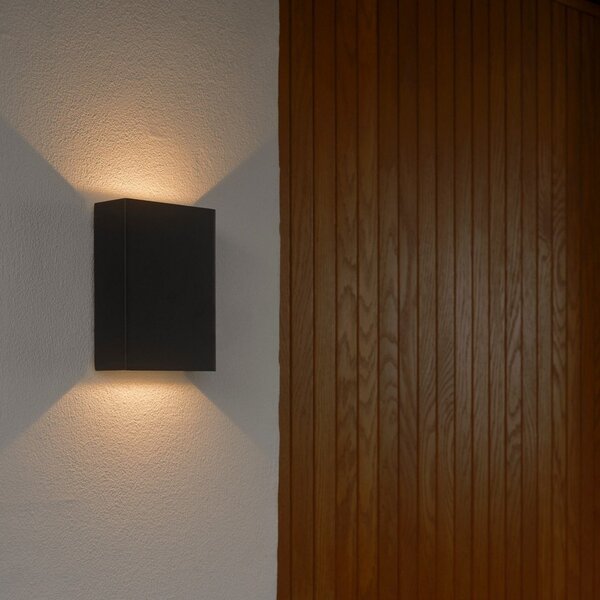Lampade da esterno Nordlux, Fold 10, Nero, Alluminio, Moderno