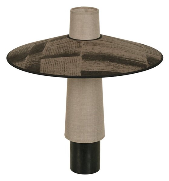 Lampade da tavolo Forestier, Thésée, Grigio, Soggiorno, Tessuto / Tessile, Boho