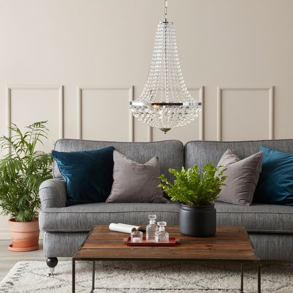 Lampadari Markslöjd, Gränsö, dimmerabile, Trasparente, Bagno, Cristallo
