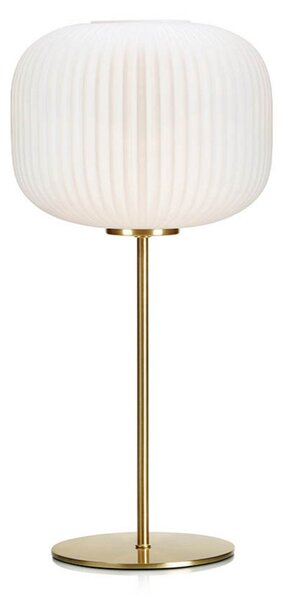 Sober Lampada da Tavolo Brushed Brass/White - Markslöjd