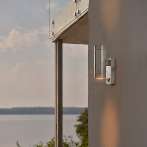 Lampade da esterno Nordlux, Tin Maxi Double, dimmerabile, Metallizzato, Moderno