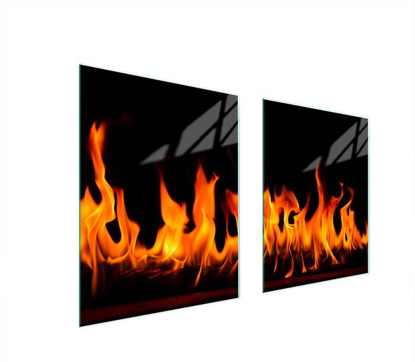 Piastra Di Protezione In Vetrina Per L'erda 85X52 Fuoco