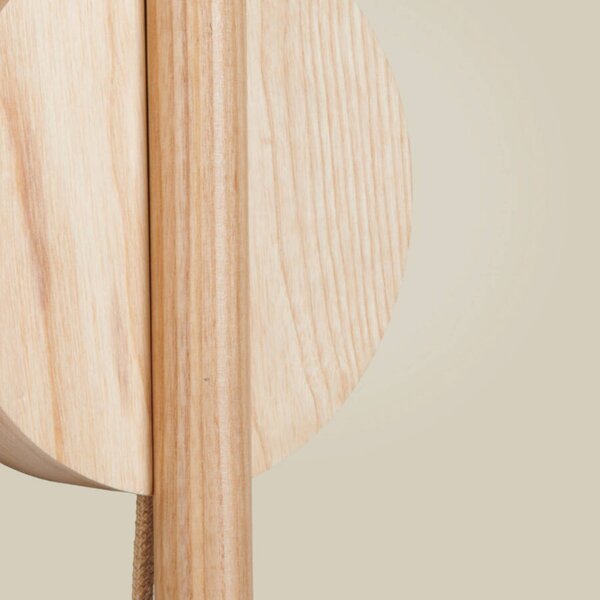 Good & Mojo Applique da parete Okinawa, dimmerabile, Legno chiaro, Soggiorno / Sala da pranzo, Legno, Moderno, Applique