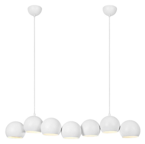 Lampada a sospensione Markslöjd, Cupolo, dimmerabile, Bianco, Soggiorno, Metallo, Moderno