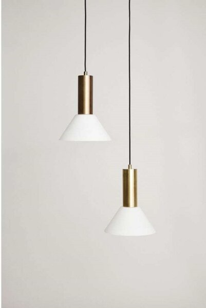 Lampada a sospensione Hübsch, Dorato / Ottone, Metallo