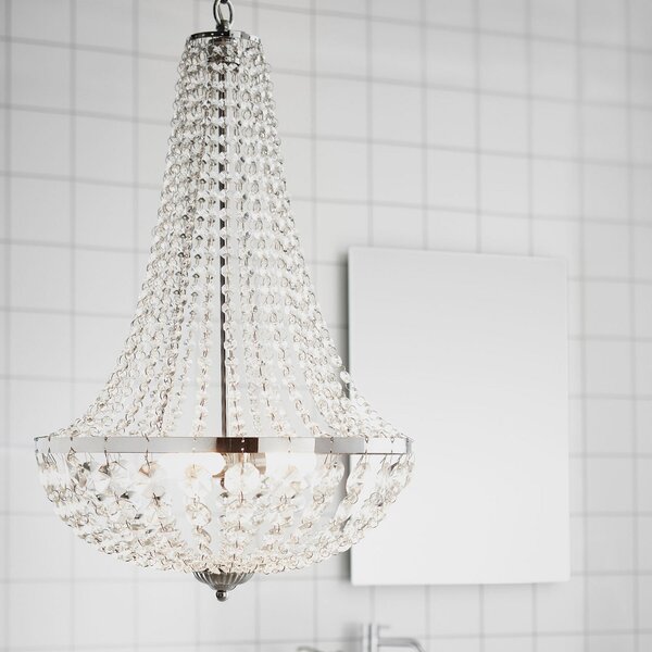 Lampadari Markslöjd, Gränsö, dimmerabile, Trasparente, Bagno, Cristallo