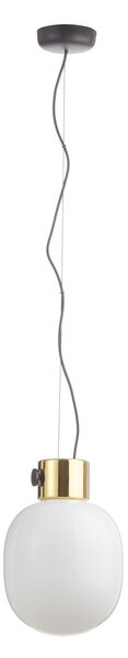 Lampada a sospensione Audo Copenhagen, JWDA, dimmerabile, Bianco, Soggiorno, Vetro, Design