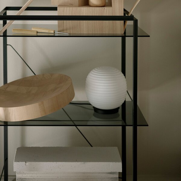 Lampade da tavolo New Works, Lantern Globe Medium, dimmerabile, Bianco, Soggiorno, Vetro, Design