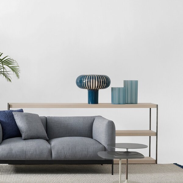 Lampade da tavolo Kartell, Teresa, dimmerabile, Blu, Soggiorno, Plastica, Design