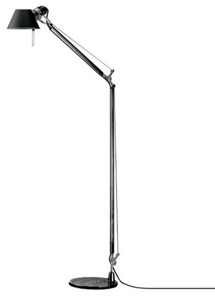 Lampada da terra Artemide, Nero, Soggiorno, Alluminio, Design