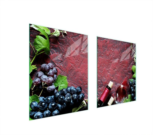 Piatto Di Protezione In Vetro Per Cuore 85X52 Vino