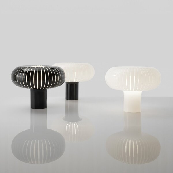 Lampade da tavolo Kartell, Teresa, dimmerabile, Bianco, Soggiorno, Plastica, Design