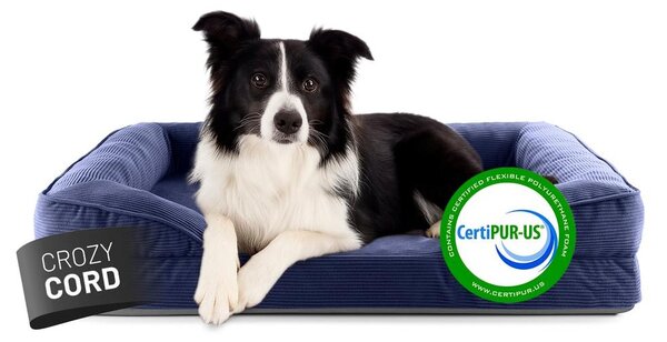 Lettino per cani Lumaland Indoor Cord M 90x65x9cm