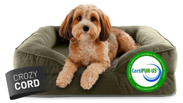 Lettino per cani Lumaland Indoor Cord S 70x60x9cm