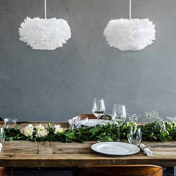 Lampada a sospensione UMAGE, Eos, dimmerabile, Bianco, Soggiorno, Design