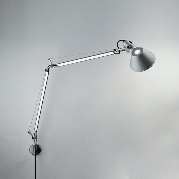 Applique da parete Artemide, Tolomeo, dimmerabile, Metallizzato, Soggiorno, Metallo, Design