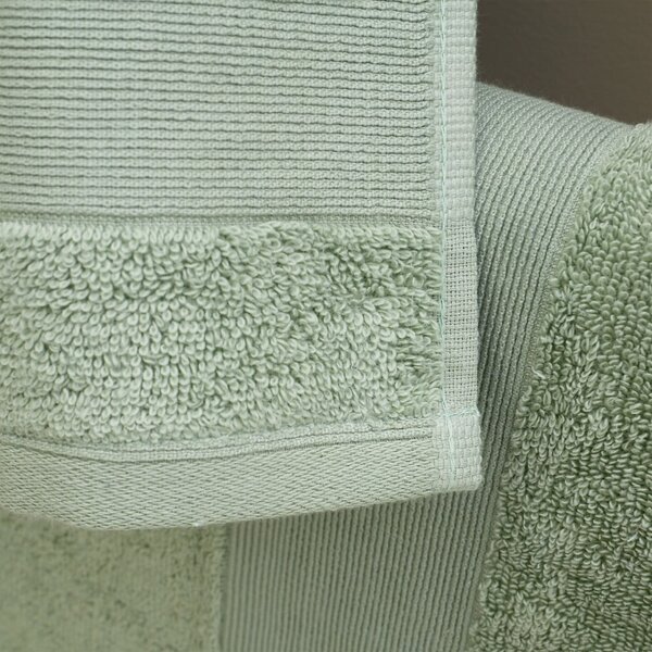 Set di asciugamani tipo terry verdi in cotone 2 pz 30x30 cm Anti-Bacterial – Catherine Lansfield