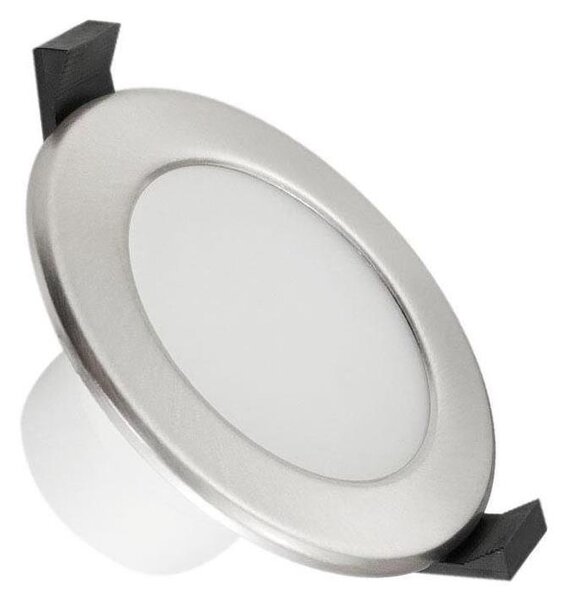 Lampada da incasso LED per bagno LED/7W/230V 3000K argento IP44