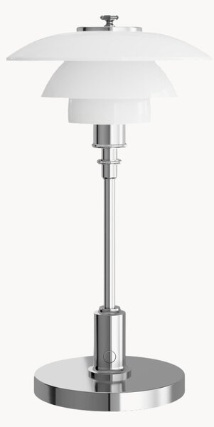 Lampada da tavolo portatile in vetro soffiato PH 1/1, dimmerabile