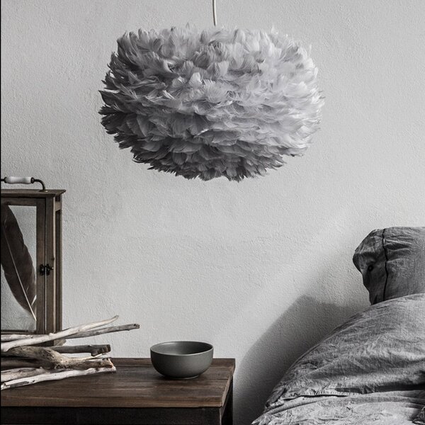 Lampada a sospensione UMAGE, Eos, dimmerabile, Grigio, Soggiorno, Design