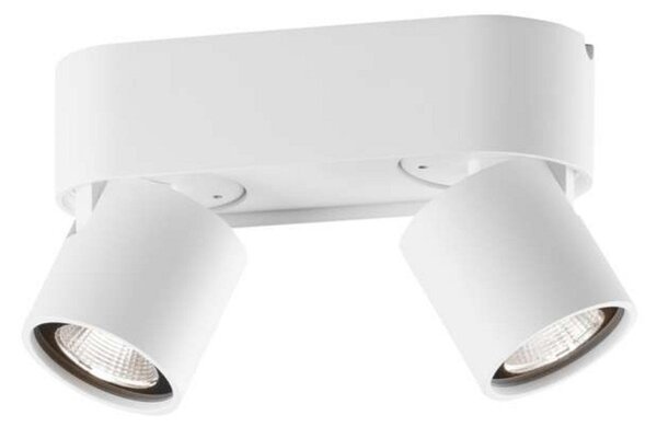 Plafoniera LIGHT-POINT, dimmerabile, Bianco, Soggiorno, Alluminio