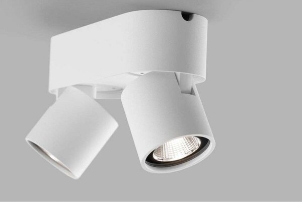 Plafoniera LIGHT-POINT, dimmerabile, Bianco, Soggiorno, Alluminio