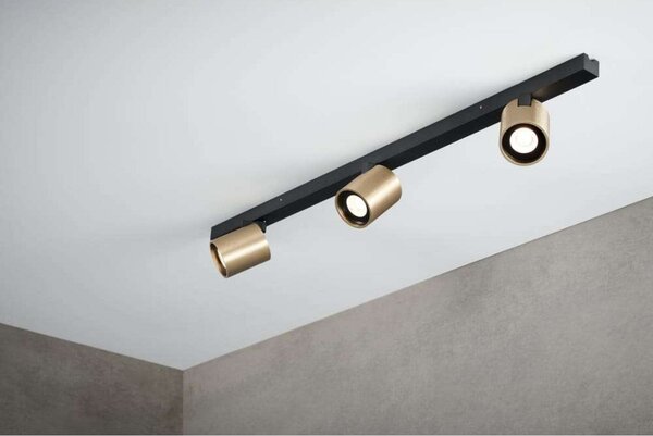Plafoniera LIGHT-POINT, dimmerabile, Dorato / Ottone, Soggiorno, Alluminio