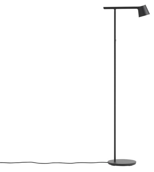 Lampada da terra Muuto, dimmerabile, Nero, Soggiorno, Alluminio