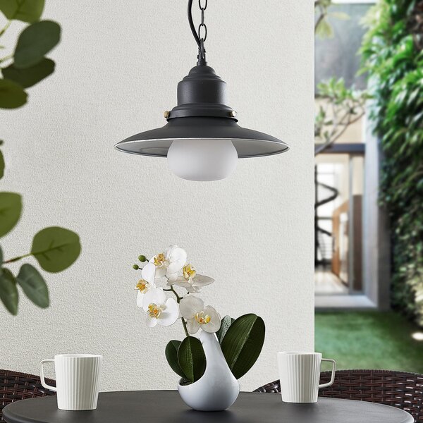 Lampade da esterno Lindby, Roisin, dimmerabile, Grigio, Metallo, Marittimo