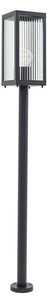 Lampade da esterno Lindby, Bolgar, dimmerabile, Nero, Terrazza, Metallo, Moderno